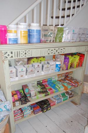 Protein Bars and powders at Spa Juice Bar - Greenwich in South East London
