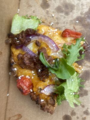 Cheeseburger Pizza  at SOL Pie Pizza in North Canton