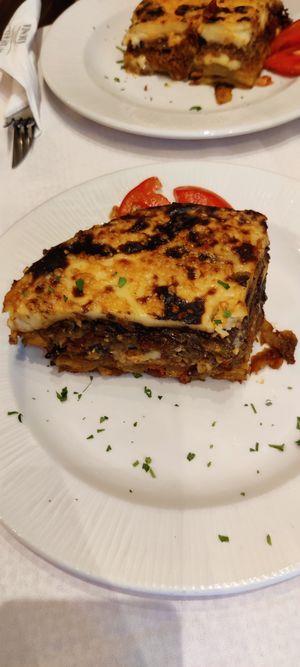 Veg moussaka at Liondi in Athens