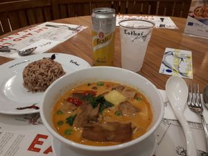 Red curry, aroi maak at Khun Churn - Eathai in Bangkok