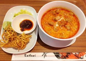 Yellow curry noodles  at Khun Churn - Eathai in Bangkok