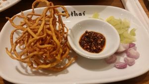 Condiments at Khun Churn - Eathai in Bangkok