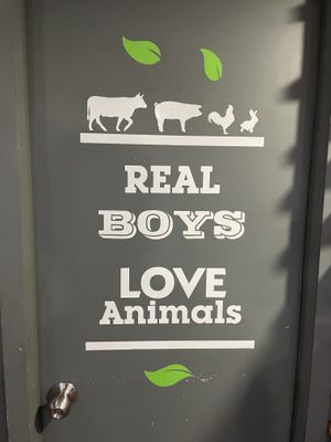 Poster  at Vegattos in Mexico City