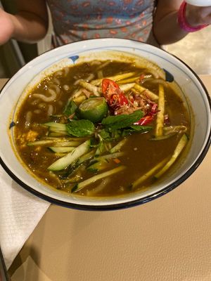 Asam Laksa at Loving Cafe in Kuala Lumpur