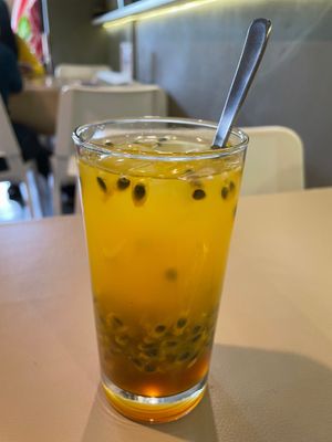 917 pure passion fruit juice for $14.50 at Loving Cafe in Kuala Lumpur