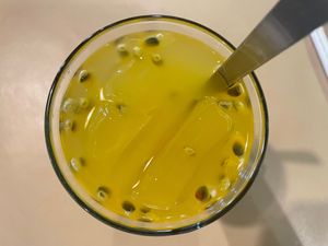 917 pure passion fruit juice for $14.50 at Loving Cafe in Kuala Lumpur