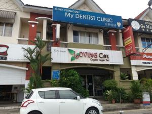 View from outside at Loving Cafe in Kuala Lumpur