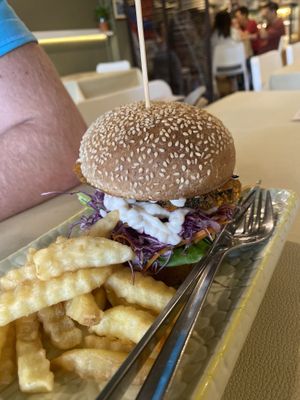 Love burger   at Loving Cafe in Kuala Lumpur