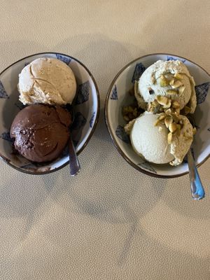 Chocolate, vanilla and pistachio   at Loving Cafe in Kuala Lumpur