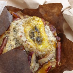 Banana cupcake at Loving Cafe in Kuala Lumpur