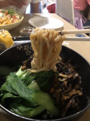 Spicy mushroom ramen at Loving Cafe in Kuala Lumpur