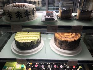 Cakes and brownies at Loving Cafe in Kuala Lumpur