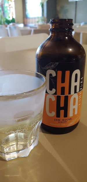 Ginger kombucha! Quite good! at Loving Cafe in Kuala Lumpur