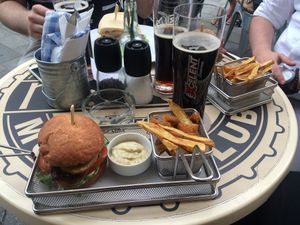 vegan burgers at Refresh Restaurant - Re Fresh in Bratislava