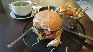 Robi burger at Refresh Restaurant - Re Fresh in Bratislava