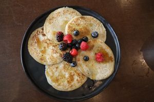 Banana Pancakes at Refresh Restaurant - Re Fresh in Bratislava