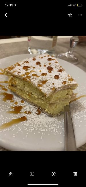 Vegan millefoglie  at Il Papiro in Milan