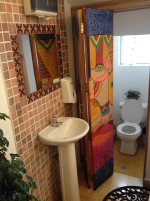 Bathroom at La Huerta del Chef - Maybe closed in Pasto