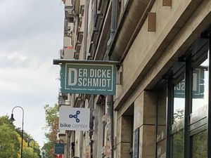 sign  at Der Dicke Schmidt - Rudolf Leonhard Str in Dresden