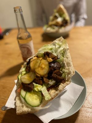 Best gyros ever!  at Der Dicke Schmidt - Rudolf Leonhard Str in Dresden