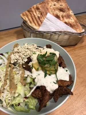 Gyrosteller mit Veta at Der Dicke Schmidt - Rudolf Leonhard Str in Dresden