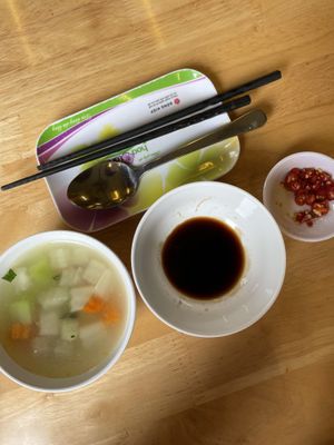 Soup   at Bo De Chay - Market and Restaurant in Hanoi