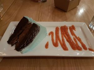 vegan chocolate cake at Pure Kitchen - Richmond Rd in Ottawa