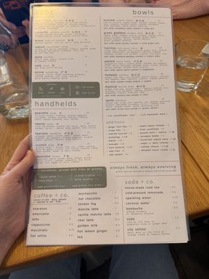 Menu  at Pure Kitchen - Richmond Rd in Ottawa