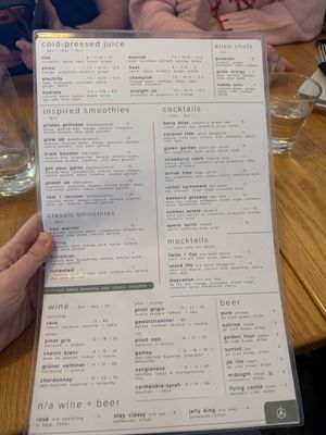 Menu  at Pure Kitchen - Richmond Rd in Ottawa