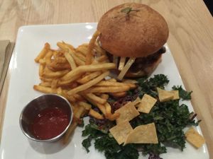 happy burger at Pure Kitchen - Richmond Rd in Ottawa