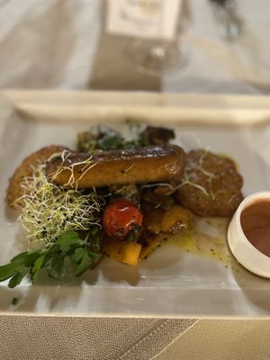Beyond sausage with potato   at Naturhotel LechLife in Wangle