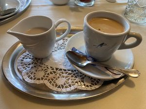 Coffee with Oatmilk  at Naturhotel LechLife in Wangle
