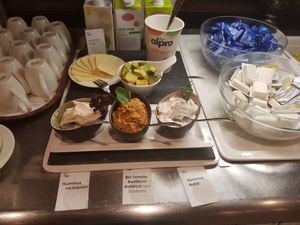 A bit of the breakfast at Naturhotel LechLife in Wangle