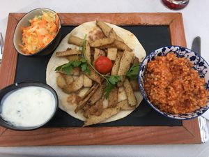 Dinkelseitan Gyros at Naturhotel LechLife in Wangle