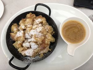 Veganer Kaiserschmarren at Naturhotel LechLife in Wangle