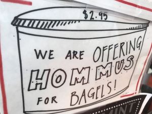 Their bagels are also vegan! at City Feed and Supply - Bolyston St in Jamaica Plain