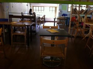 Inside (upstairs) at Refreshing Vegetarian Food in Guangzhou