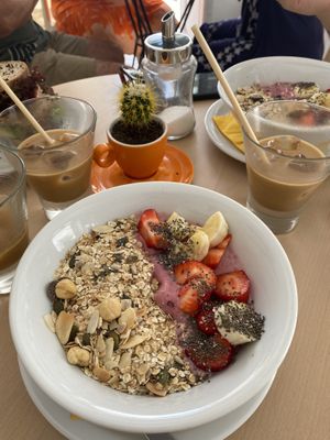   at Mikro Cafe in Paros