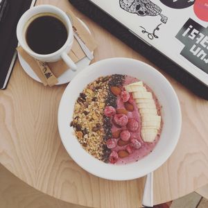 Bali Smoothie Bowl at Mikro Cafe in Paros