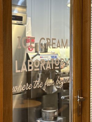 Where their ice cream and waffle cone are made  at Holy Moly Ice Cream in Ho Chi Minh City