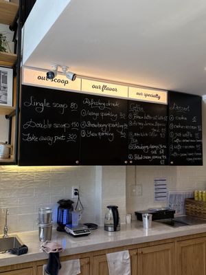 The bar   at Holy Moly Ice Cream in Ho Chi Minh City
