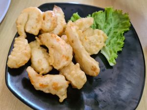 Udang goreng tepung at Chan Wei Vegetarian in Jakarta