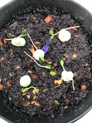 Black Rice  at Flax & Kale - Placa Castella in Barcelona