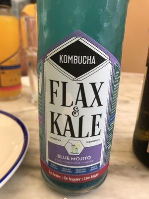 Mojito kombucha at Flax & Kale - Placa Castella in Barcelona