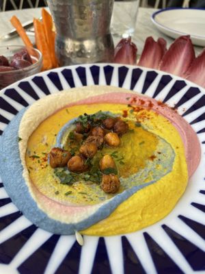 Hummus  at Flax & Kale - Placa Castella in Barcelona