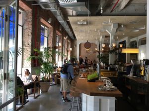 inside at Flax & Kale - Placa Castella in Barcelona