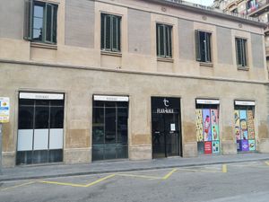 Outside at Flax & Kale - Placa Castella in Barcelona