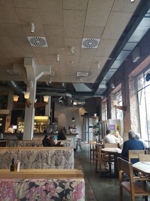 Inside at Flax & Kale - Placa Castella in Barcelona