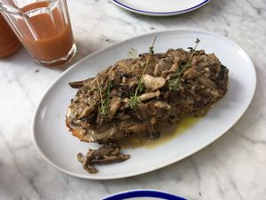 Fungi Coco Bread   at Flax & Kale - Placa Castella in Barcelona