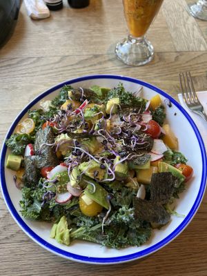 Kale salad without salt   at Flax & Kale - Placa Castella in Barcelona